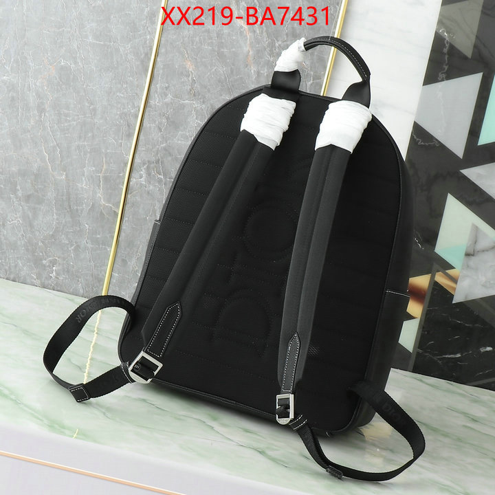 Dior Bags(TOP)-Backpack- replica sale online ID: BA7431 $: 219USD,