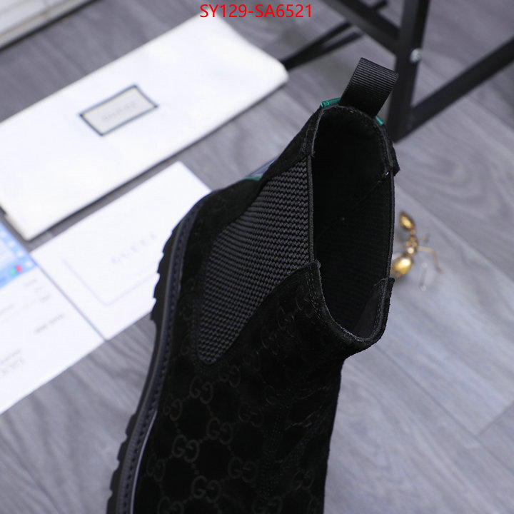 Men Shoes-Gucci 1:1 replica wholesale ID: SA6521 $: 129USD