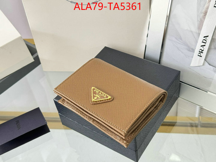 Prada Bags(TOP)-Wallet is it illegal to buy dupe ID: TA5361 $: 79USD,