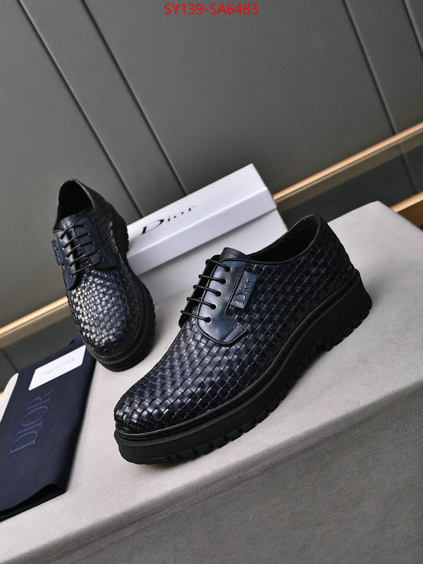 Men shoes-Dior 1:1 replica ID: SA6483 $: 139USD