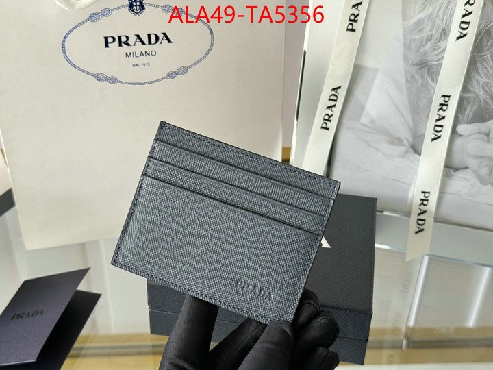 Prada Bags(TOP)-Wallet where quality designer replica ID: TA5356 $: 49USD,