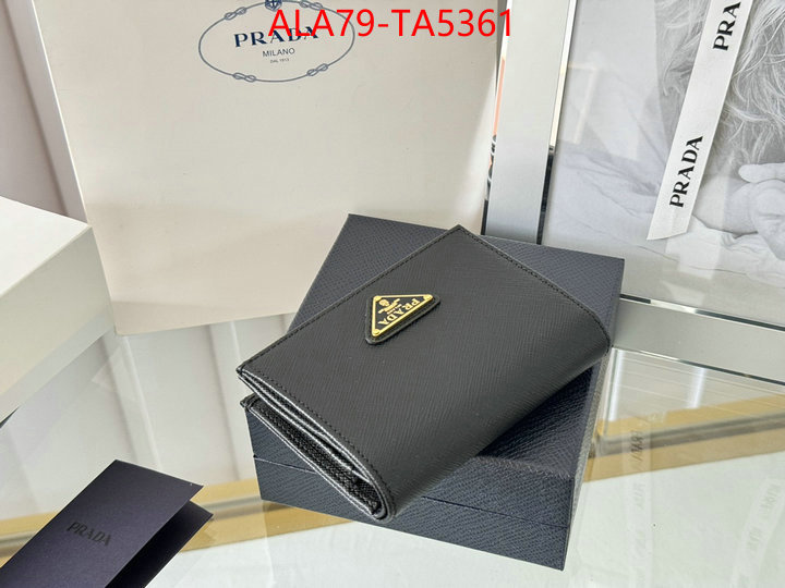 Prada Bags(TOP)-Wallet is it illegal to buy dupe ID: TA5361 $: 79USD,