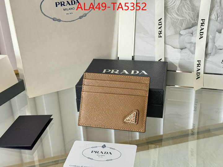 Prada Bags(TOP)-Wallet how to buy replcia ID: TA5352 $:49USD,