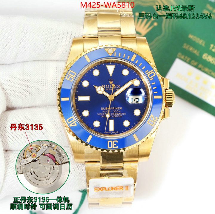 Watch(TOP)-Rolex designer 7 star replica ID: WA5810 $: 425USD