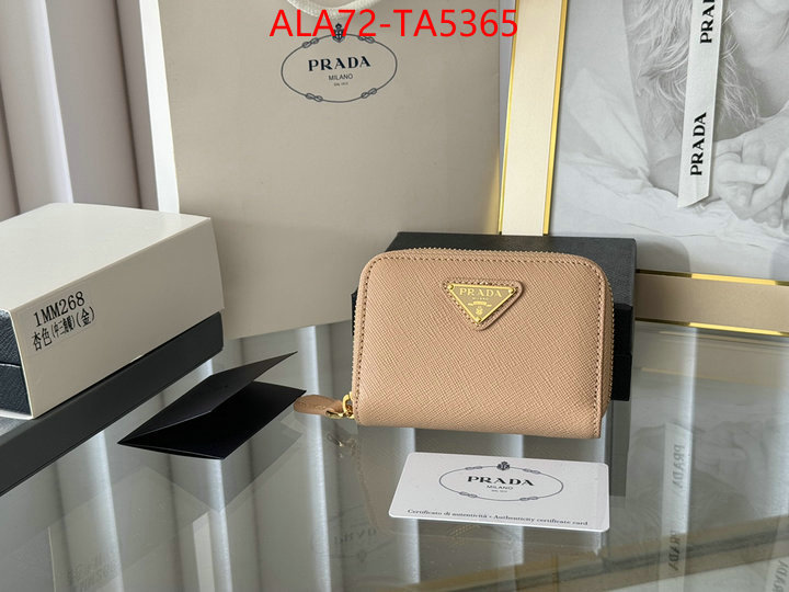 Prada Bags(TOP)-Wallet mirror copy luxury ID: TA5365 $: 72USD,