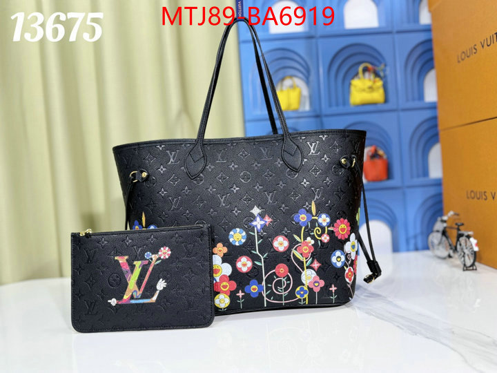 LV Bags(4A)-Neverfull- replica for cheap ID: BA6919 $: 89USD,