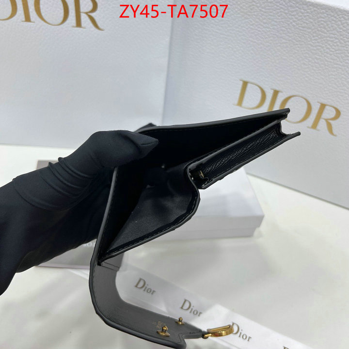 Dior Bags(4A)-Wallet- is it illegal to buy dupe ID: TA7507 $: 45USD,