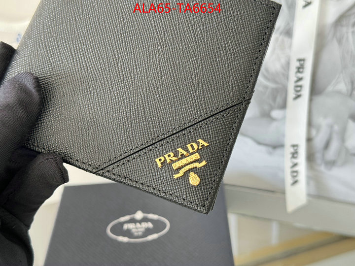 Prada Bags(TOP)-Wallet best luxury replica ID: TA6654 $: 65USD,