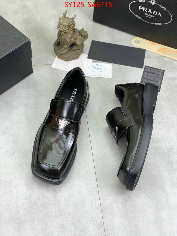 Men shoes-Prada aaaaa+ replica ID: SA6715 $: 125USD