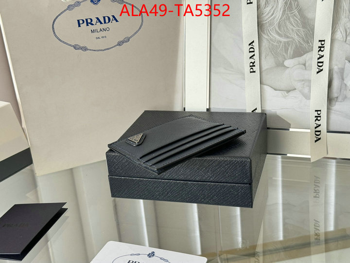 Prada Bags(TOP)-Wallet how to buy replcia ID: TA5352 $:49USD,