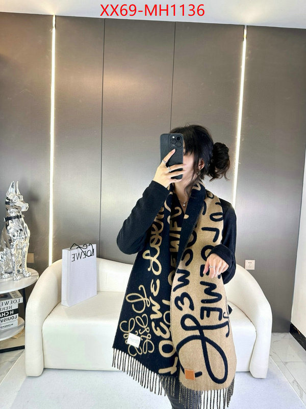 Scarf-Loewe brand designer replica ID: MH1136 $: 69USD