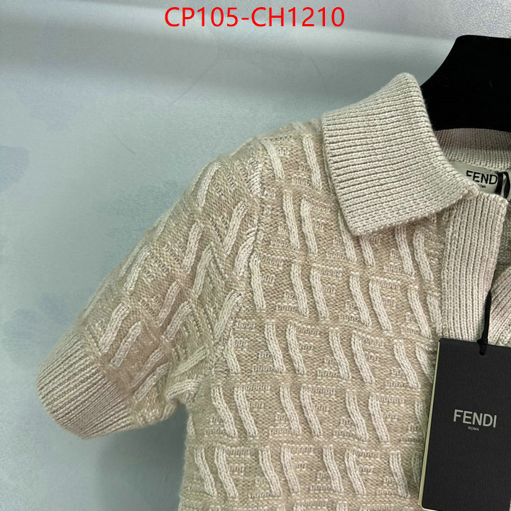 Clothing-Fendi mirror copy luxury ID: CH1210 $: 105USD