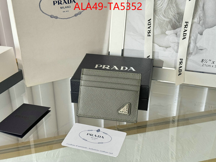 Prada Bags(TOP)-Wallet how to buy replcia ID: TA5352 $:49USD,