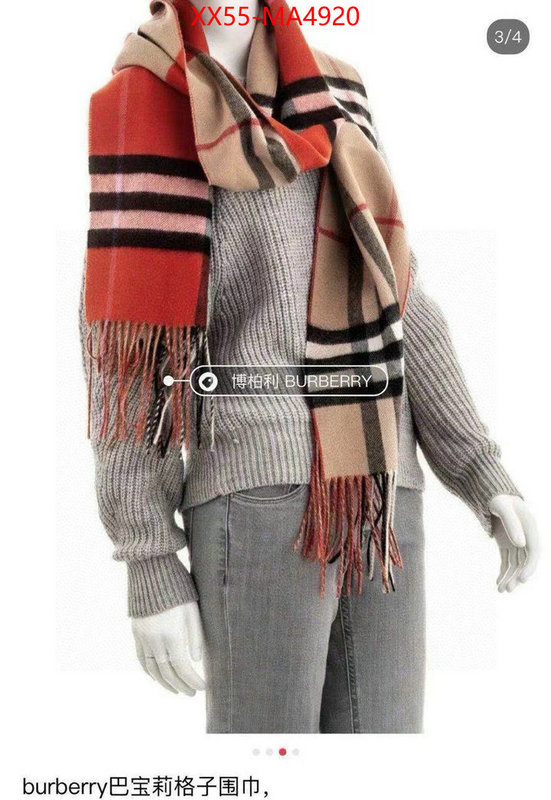 Scarf-Burberry good ID: MA4920 $: 55USD