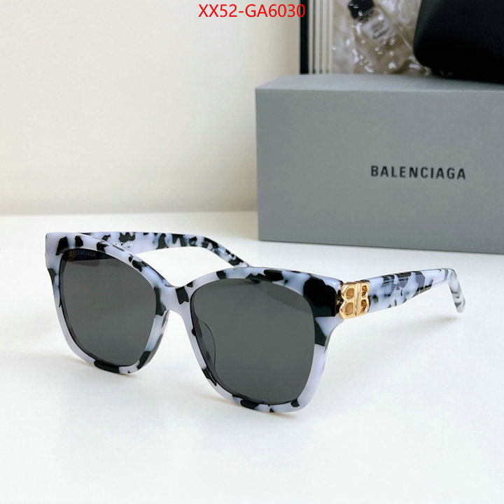 Glasses-Balenciaga 2024 replica ID: GA6030 $: 52USD