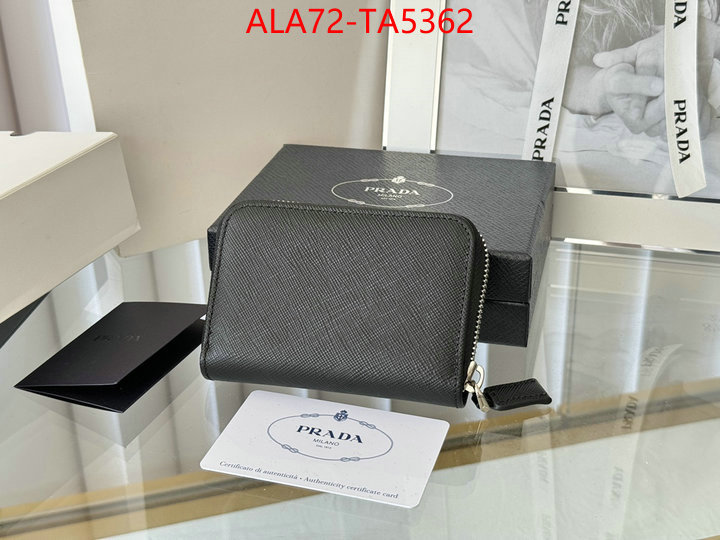 Prada Bags(TOP)-Wallet 2024 luxury replicas ID: TA5362 $: 72USD,