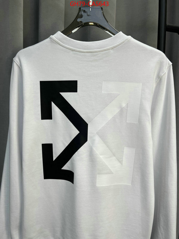 Clothing-OffWhite the quality replica ID: CA5643 $: 79USD