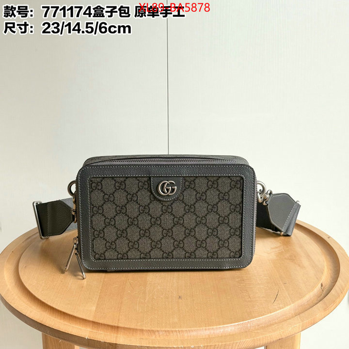 Gucci Bags(4A)-Crossbody- for sale online ID: BA5878 $: 89USD,