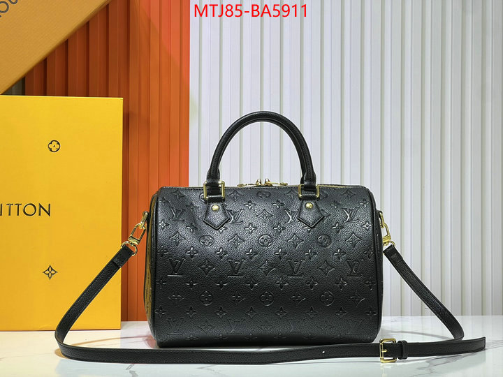 LV Bags(4A)-Speedy- high quality online ID: BA5911 $: 85USD,