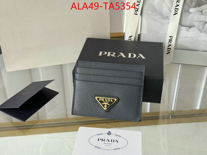 Prada Bags(TOP)-Wallet where to buy the best replica ID: TA5354 $: 49USD,