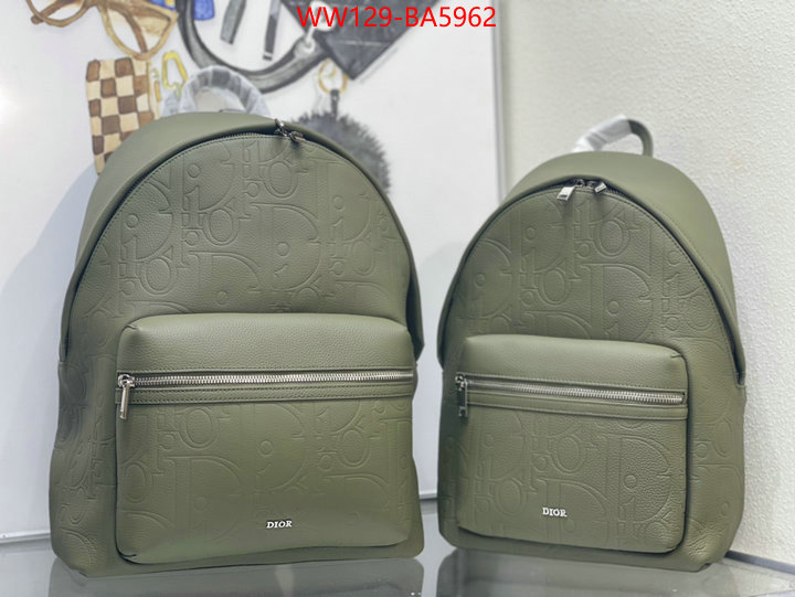 Dior Bags(4A)-Backpack- fake designer ID: BA5962