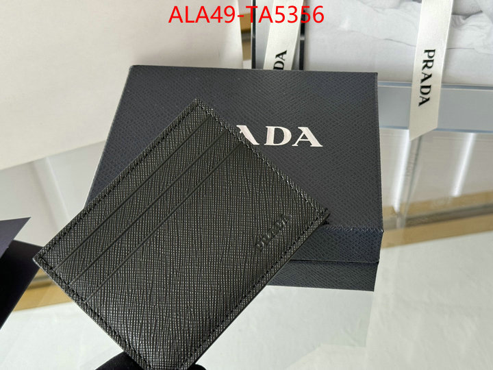 Prada Bags(TOP)-Wallet where quality designer replica ID: TA5356 $: 49USD,