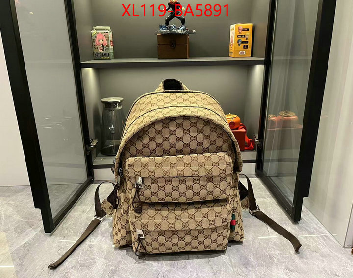 Gucci Bags(4A)-Backpack- good ID: BA5891 $: 119USD,