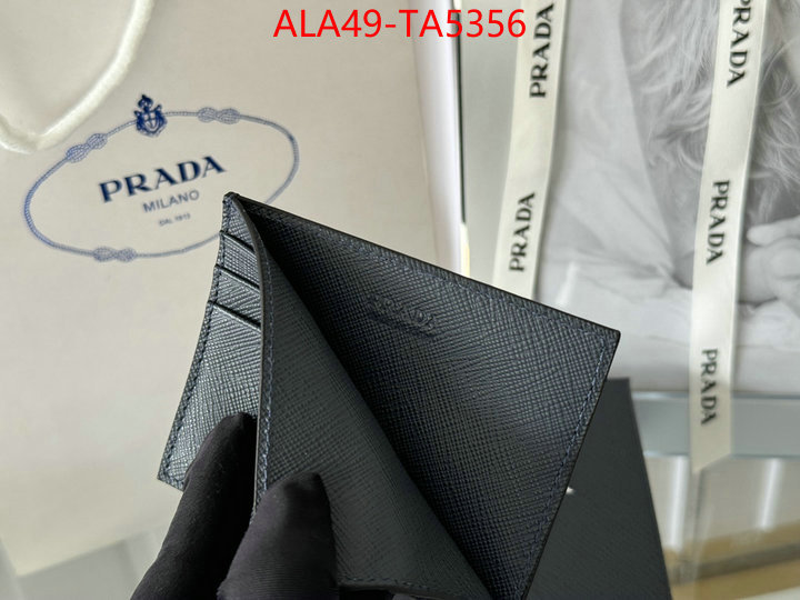 Prada Bags(TOP)-Wallet where quality designer replica ID: TA5356 $: 49USD,