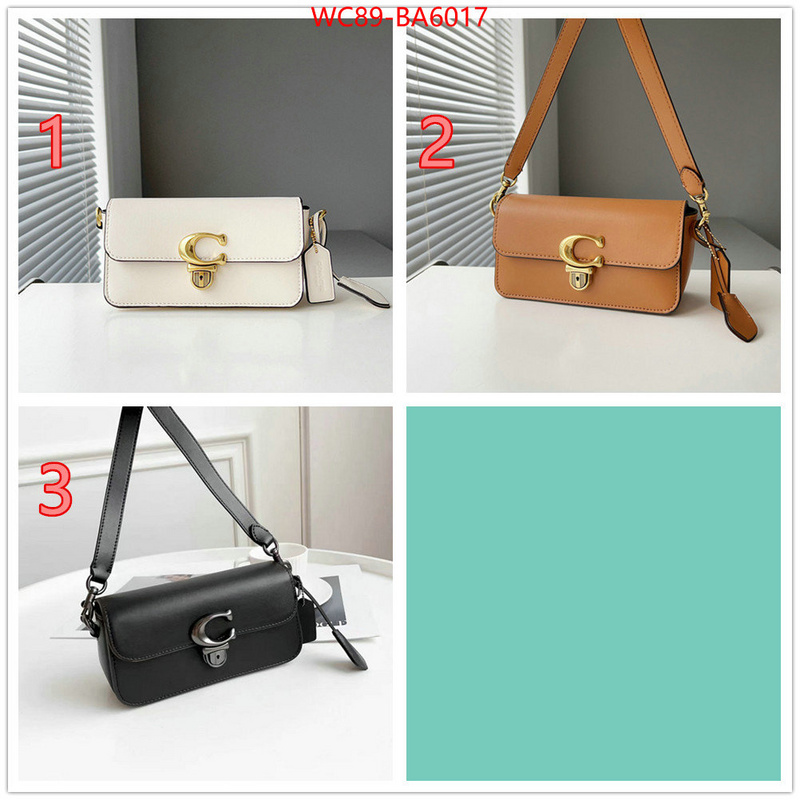 Coach Bags(4A)-Crossbody- best fake ID: BA6017 $: 89USD,