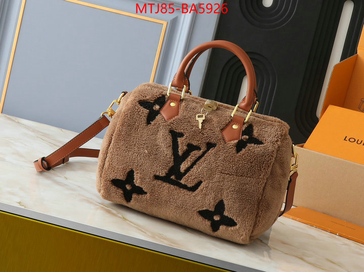 LV Bags(4A)-Speedy- buy best high-quality ID: BA5926 $: 85USD,