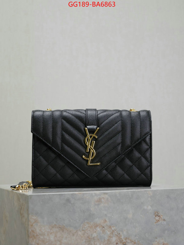 YSL Bags(TOP)-Envelope Series how to find replica shop ID: BA6863 $: 189USD,