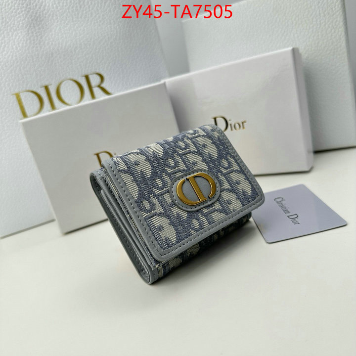 Dior Bags(4A)-Wallet- wholesale ID: TA7505 $: 45USD,