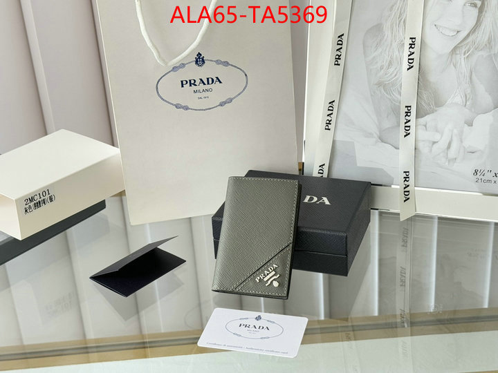 Prada Bags(TOP)-Wallet 2024 aaaaa replica customize ID: TA5369 $: 65USD,