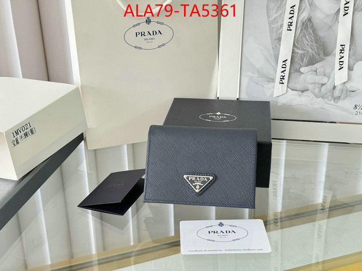 Prada Bags(TOP)-Wallet is it illegal to buy dupe ID: TA5361 $: 79USD,