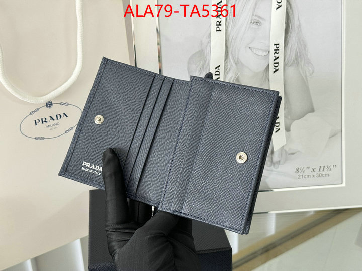 Prada Bags(TOP)-Wallet is it illegal to buy dupe ID: TA5361 $: 79USD,