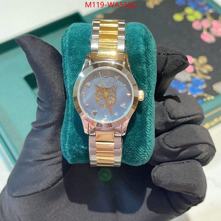 Watch(4A)-Gucci aaaaa quality replica ID: WA5502 $: 119USD