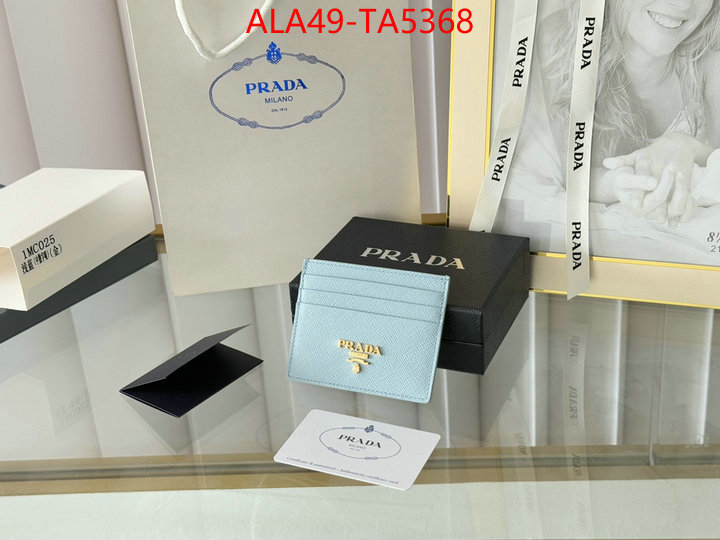 Prada Bags(TOP)-Wallet high quality replica ID: TA5368 $: 49USD,