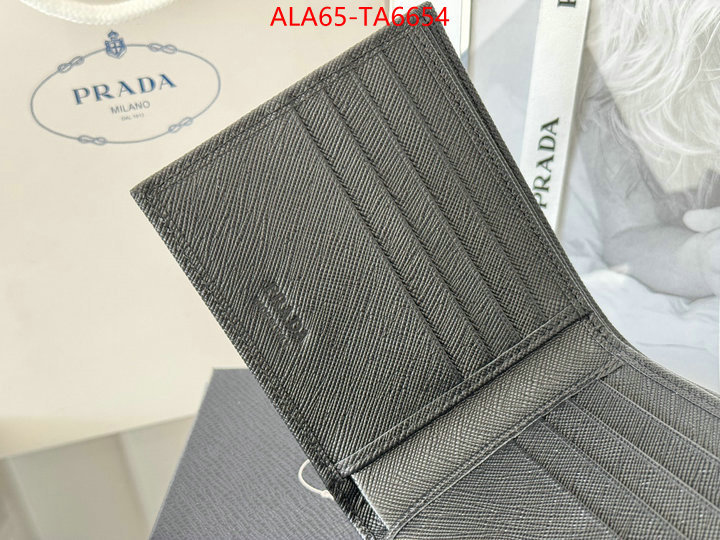 Prada Bags(TOP)-Wallet best luxury replica ID: TA6654 $: 65USD,