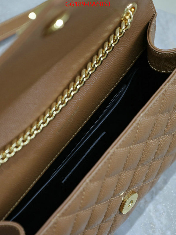 YSL Bags(TOP)-Envelope Series how to find replica shop ID: BA6863 $: 189USD,