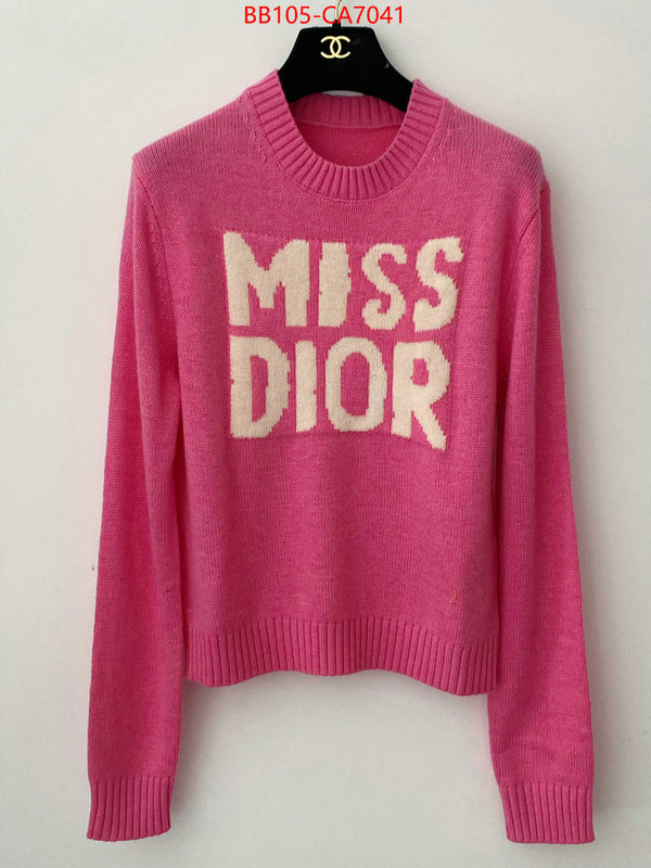 Clothing-Dior best website for replica ID: CA7041 $: 105USD