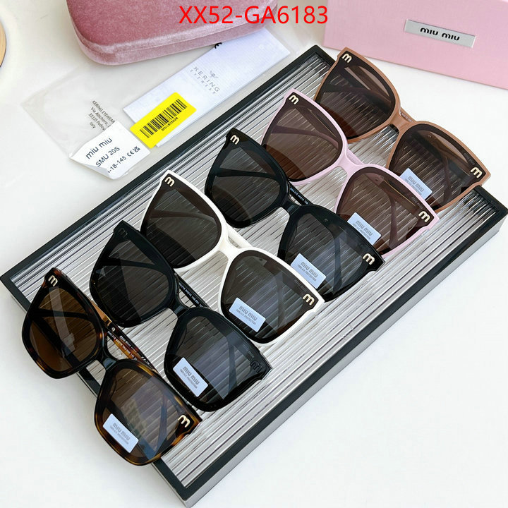 Glasses-Miu Miu aaaaa replica designer ID: GA6183 $: 52USD