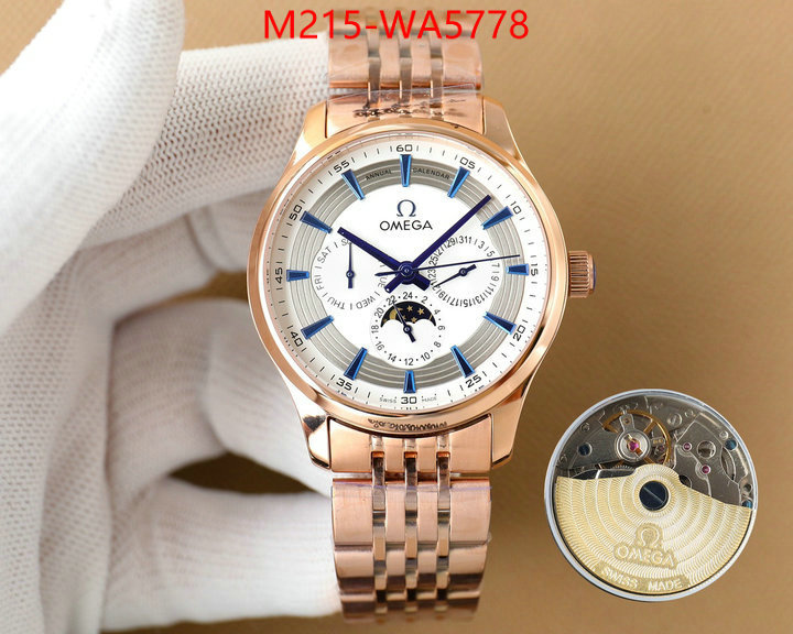 Watch(TOP)-Omega how to buy replcia ID: WA5778 $: 215USD