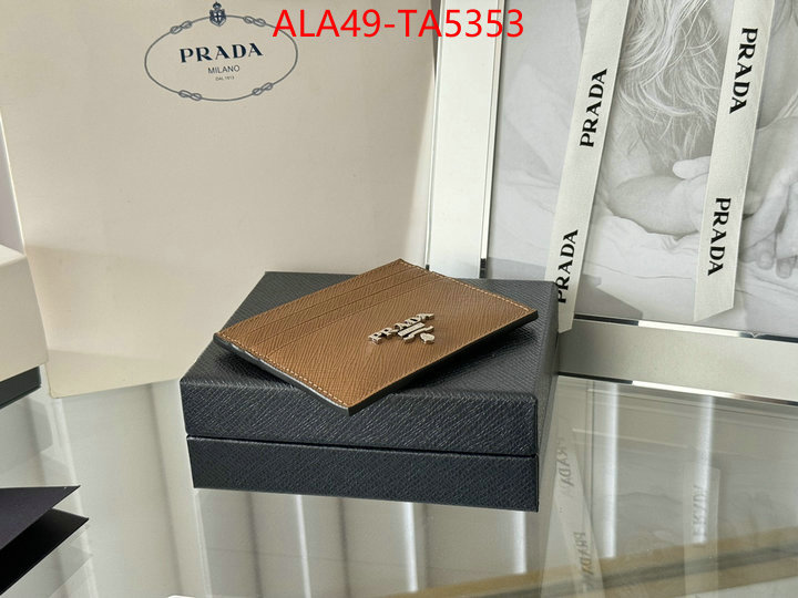 Prada Bags(TOP)-Wallet 7 star quality designer replica ID: TA5353 $: 49USD,