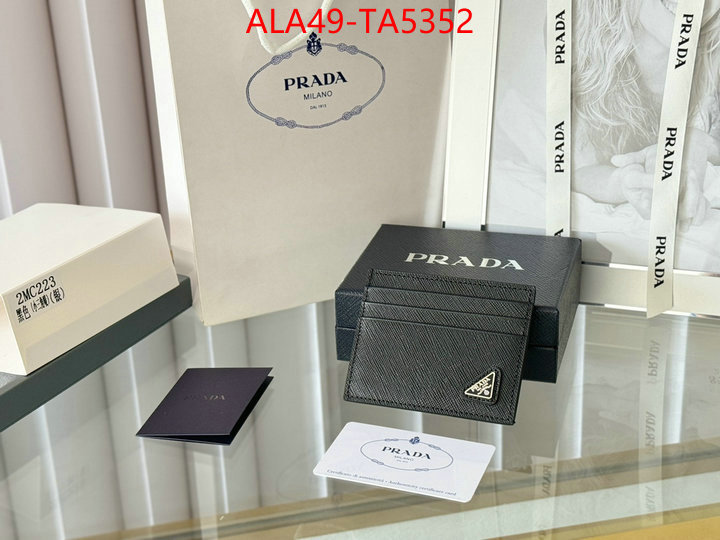 Prada Bags(TOP)-Wallet how to buy replcia ID: TA5352 $:49USD,