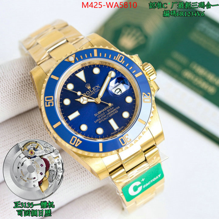 Watch(TOP)-Rolex designer 7 star replica ID: WA5810 $: 425USD