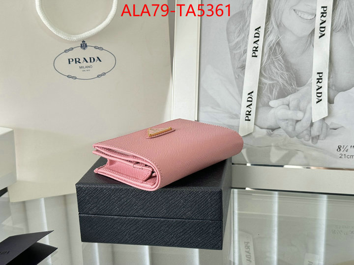 Prada Bags(TOP)-Wallet is it illegal to buy dupe ID: TA5361 $: 79USD,