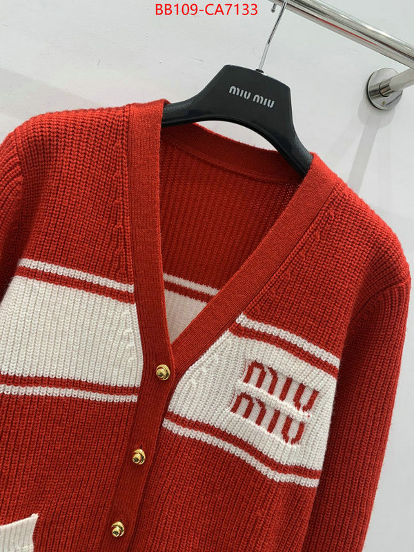 Clothing-MIU MIU buy best high-quality ID: CA7133 $: 109USD