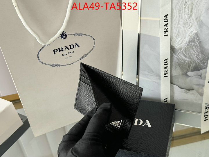 Prada Bags(TOP)-Wallet how to buy replcia ID: TA5352 $:49USD,