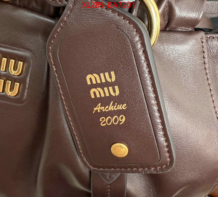 Miu Miu Bags(TOP)-Handbag- top designer replica ID: BA7201 $: 289USD,