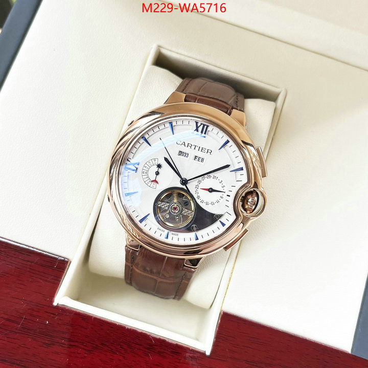 Watch(TOP)-Cartier 1:1 replica ID: WA5716 $: 229USD